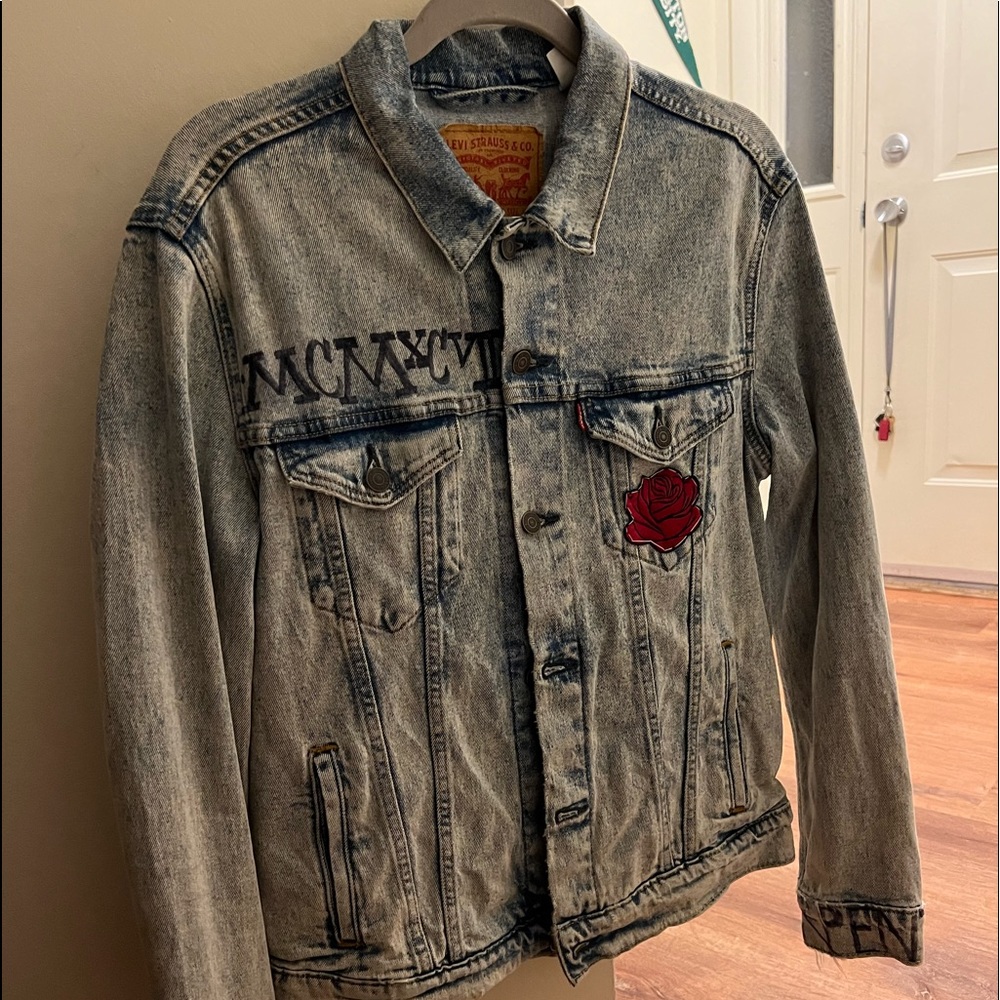 Levi Strauss Custom Corn Snake Patch Stonewash De… - image 2